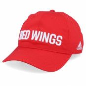 Adidas - NHL Röd unconstructed Keps - Detroit Red Wings Coach Red/White Adjustable @ Hatstore