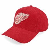 American Needle - NHL Röd adjustable Keps - Detroit Red Wings Corduroy Valin Dark Red A-frame Adjustable @ Hatstore