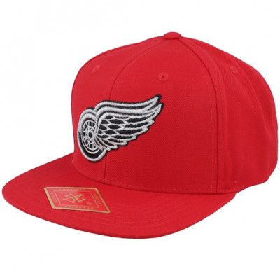 American Needle - NHL Röd snapback Keps - Detroit Red Wings Stafford Dnr Red Snapback @ Hatstore