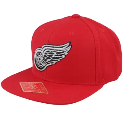 American Needle - NHL Röd snapback Keps - Detroit Red Wings Stafford Dnr Red Snapback @ Hatstore