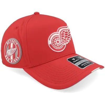 Fanatics - NHL Röd adjustable Keps - Detroit Red Wings Authentic Pro NHL Mesh Red A-Frame Adjustable @ Hatstore