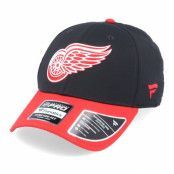 Fanatics - NHL Svart flexfit Keps - Detroit Red Wings Draft Structured Stretch Black/Red Flexfit @ Hatstore