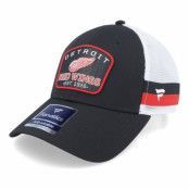 Fanatics - NHL Svart trucker Keps - Detroit Red Wings Structured Black/Red Trucker @ Hatstore