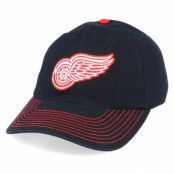 Fanatics - NHL Svart unconstructed Keps - Detroit Red Wings Fan Unstructured Black Adjustable @ Hatstore