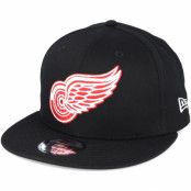 Keps Detroit Red Wings Mno NHL Basic Black Snapback- New Era