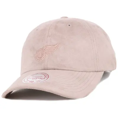 Mitchell&Ness - NHL Beige adjustable Keps - Detroit Red Wings Micro Suede Slouch Adjustable @ Hatstore