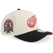 Mitchell&Ness - NHL Beige snapback Keps - Hatstore Exclusive x Detroit Red Wings Pro Crown Black/Sand A-frame Adjustable @ Hatstore