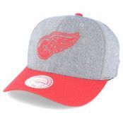 Mitchell&Ness - NHL Grå adjustable Keps - Detroit Red Wings Link Flex 110 Grey/Red Adjustable @ Hatstore