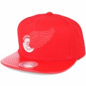 Mitchell&Ness - NHL Röd snapback Keps - Detroit Red Wings Patent 2T/Tonal Snapback @ Hatstore