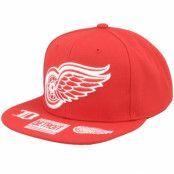 Mitchell&Ness - NHL Röd snapback Keps - Detroit Red Wings Vintage Hat Trick Red Snapback @ Hatstore