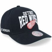 Mitchell&Ness - NHL Svart adjustable Keps - Detroit Red Wings Big Time Pro Black A-frame Adjustable @ Hatstore