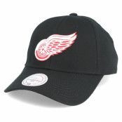 Mitchell&Ness - NHL Svart adjustable Keps - Detroit Red Wings Low Pro Black Adjustable @ Hatstore