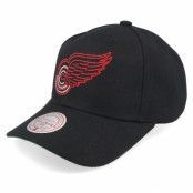 Mitchell&Ness - NHL Svart adjustable Keps - Detroit Red Wings Neon Logo Pro Black Adjustable @ Hatstore