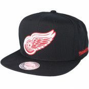 Mitchell&Ness - NHL Svart snapback Keps - Detroit Red Wings Riptop Honeycomb Black Snapback @ Hatstore