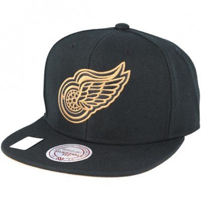 Mitchell&Ness - NHL Svart snapback Keps - Detroit Red Wings TKO Twist Black Snapback @ Hatstore
