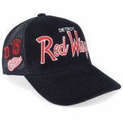 Mitchell&Ness - NHL Svart trucker Keps - Detroit Red Wings Times Up Vintage Black Trucker @ Hatstore