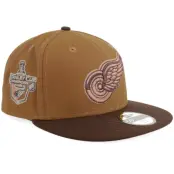 New Era - NHL Brun fitted Keps - Hatstore Exclusive x Detroit Red Wings 59FIFTY Stanley Cup08 Peanut/Burnt Fitted @ Hatstore