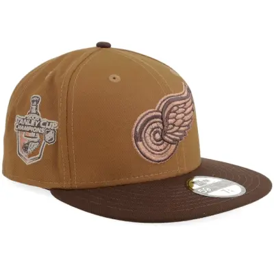 New Era - NHL Brun fitted Keps - Hatstore Exclusive x Detroit Red Wings 59FIFTY Stanley Cup08 Peanut/Burnt Fitted @ Hatstore