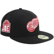 New Era - NHL Svart fitted Keps -"Hatstore Exclusive x Detroit Red Wings 59FIFTY Black Farewell Fitted"@ Hatstore