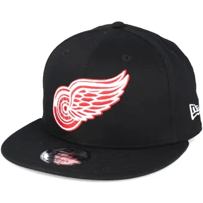 New Era - NHL Svart snapback Keps - Detroit Red Wings Mno NHL Basic Black Snapback- New Era @ Hatstore