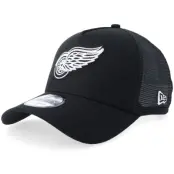 New Era - NHL Svart trucker Keps - Detroit Red Wings 9FORTY Black/White A-Frame Trucker @ Hatstore
