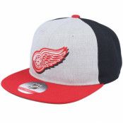 Outerstuff - NHL Grå snapback Keps - Kids Detroit Red Wings NHL Deadstock Heather Grey/Black/Red Snapback @ Hatstore