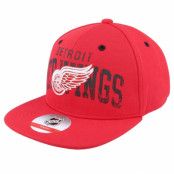 Outerstuff - NHL Röd snapback Keps - Kids Detroit Red Wings Life Style Printed Flatbrim Red Snapback @ Hatstore