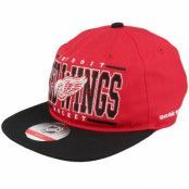 Outerstuff - NHL Röd snapback Keps - Kids Detroit Red Wings Logo Flatbrim Cap Red/Black Snapback @ Hatstore