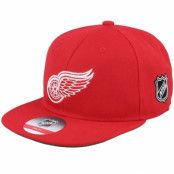 Outerstuff - NHL Röd snapback Keps - Kids Detroit Red Wings Logo Flatbrim Red Snapback @ Hatstore