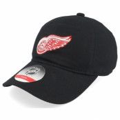 Outerstuff - NHL Svart unconstructed Keps - Kids Detroit Red Wings Basic Slouch Black Dad Cap @ Hatstore