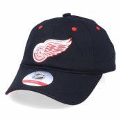 Outerstuff - NHL Svart unconstructed Keps - Kids Detroit Red Wings Team Slouch BlackDad Cap @ Hatstore