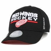 Reebok - NHL Svart flexfit Keps - Detroit Red Wings Locker Room 3 Flexfit @ Hatstore