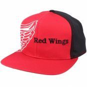 Twins Enterprise - NHL Röd snapback Keps - Detroit Red Wings Big Logo NHL Vintage Red/Black Snapback @ Hatstore