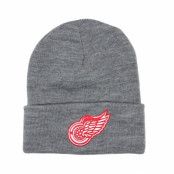 Mössa Detroit Red Wings Graphite Logo Beanie - Mitchell & Ness - Grå Uppvikt