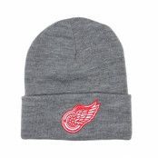 Mitchell&Ness - NHL Grå cuff Beanie - Detroit Red Wings Graphite Logo Beanie @ Hatstore