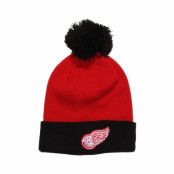 New Era - NHL Röd Beanie - Kids Detroit Red Wings Bobble Cuff @ Hatstore