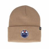 47 Brand - NHL Beige cuff Beanie - Edmonton Oilers Haymaker Knit Khaki Cuff @ Hatstore