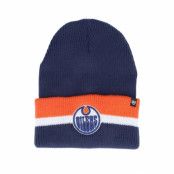 47 Brand - NHL Blå cuff Beanie - Edmonton Oilers NHL Split Cuff 47 Knit Eoi Light Navy Cuff @ Hatstore