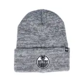47 Brand - NHL Grå cuff Beanie - Edmonton Oilers Brain Freeze Dark Grey Cuff @ Hatstore