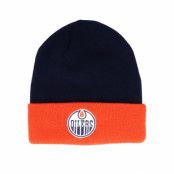 Adidas - NHL Blå cuff Beanie - Edmonton Oilers Cuffed Navy/Orange Cuff @ Hatstore