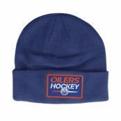 Fanatics - NHL Blå cuff Beanie - Edmonton Oilers Authentic Pro Prime Beanie Aviator Blue Cuff @ Hatstore