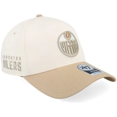 47 Brand - NHL Beige adjustable Keps - Hatstore Exclusive x Edmonton Oilers Sure Shot 47 Mvp Dt Natural/Tan A-frame Adjustable @ Hatstore