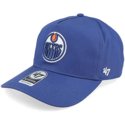 47 Brand - NHL Blå adjustable Keps - Edmonton Oilers 47 Hitch Cap Royal A-frame Adjustable @ Hatstore