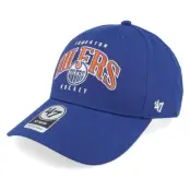 47 Brand - NHL Blå adjustable Keps - Edmonton Oilers Broadfield Mvp Royal Adjustable @ Hatstore