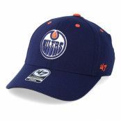 47 Brand - NHL Blå flexfit Keps - Edmonton Oilers Kickoff Wool 47 Contender Navy/Orange Flexfit @ Hatstore