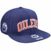 47 Brand - NHL Blå snapback Keps - Edmonton Oilers Kingswood Captain Light Navy Snapback @ Hatstore