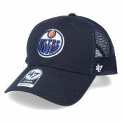 47 Brand - NHL Blå trucker Keps - Edmonton Oilers Mvp Navy Trucker @ Hatstore