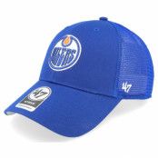 47 Brand - NHL Blå trucker Keps - Edmonton Oilers NHL Branson'47 Mvp Royal Trucker @ Hatstore