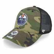 47 Brand - NHL Camo trucker Keps - Edmonton Oilers Branson Mvp Camo/Black Trucker @ Hatstore