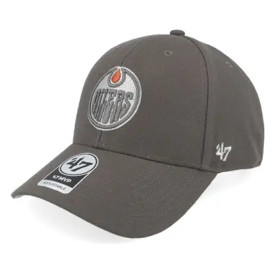 47 Brand - NHL Grå adjustable Keps - Edmonton Oilers Metallic Snap Mvp Graphite Adjustable @ Hatstore